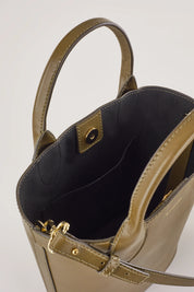 Borsa secchiello con tracolla removibile