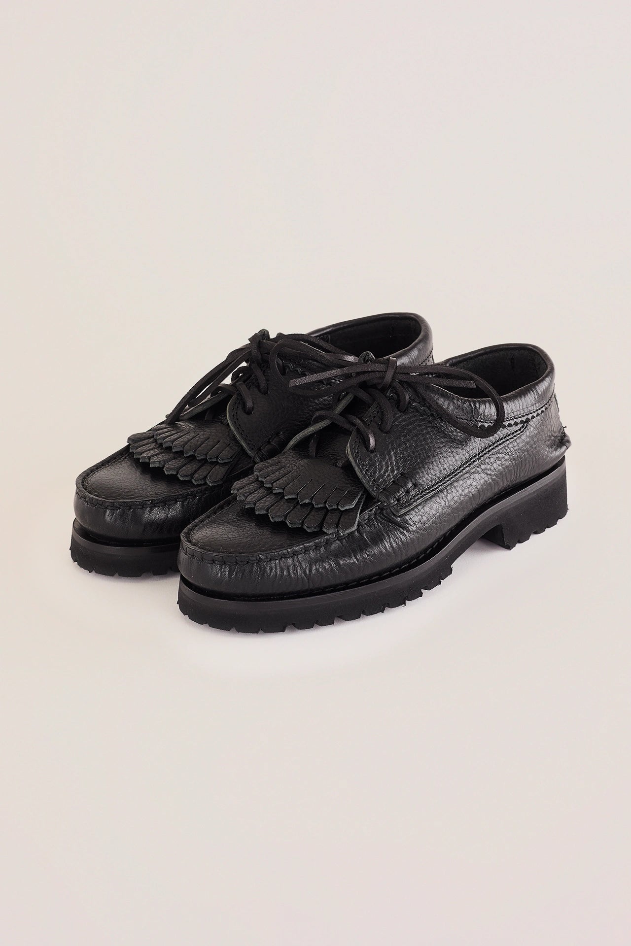 Lace-up loafers with Vibram sole