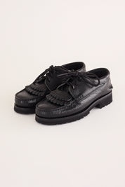 Mocassini allacciati con suola Vibram