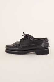 Mocassini allacciati con suola Vibram