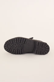 Mocassini allacciati con suola Vibram