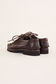 Mocassini allacciati con suola Vibram