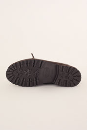 Mocassini allacciati con suola Vibram