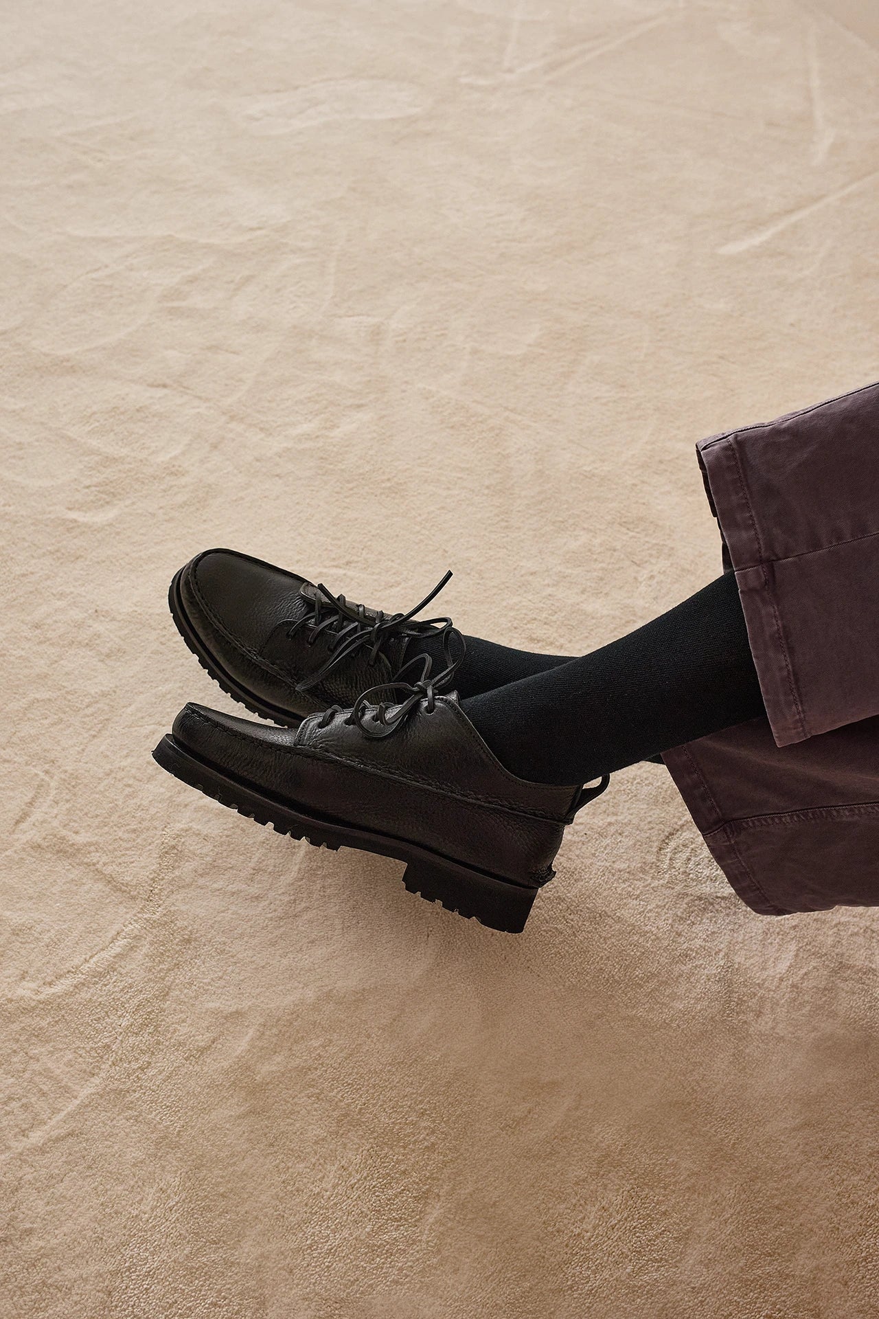 Polacchini con suola in Vibram