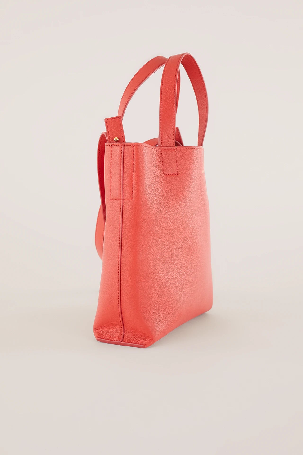 Tote bag in pelle con tracolla