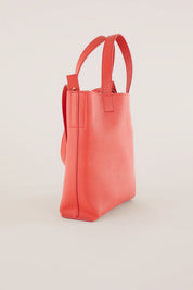 Tote bag in pelle con tracolla