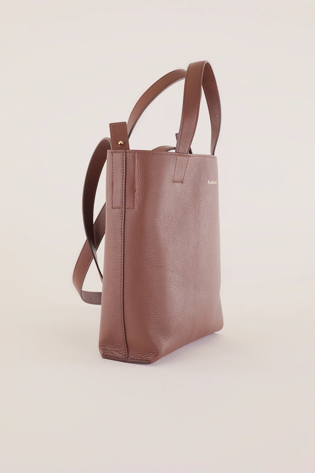 Tote bag in pelle con tracolla