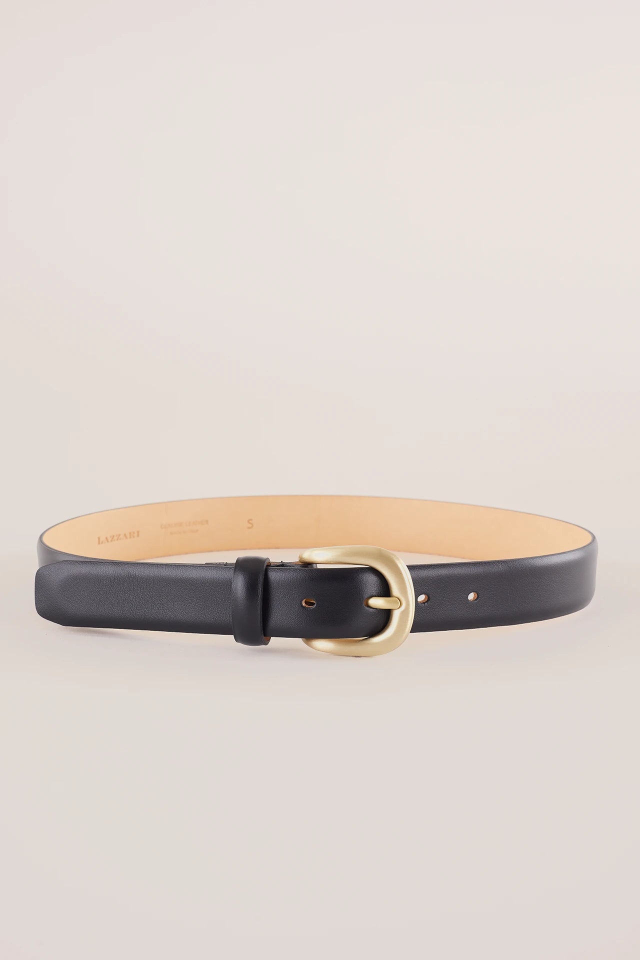 Cintura con fibbia a mezzaluna