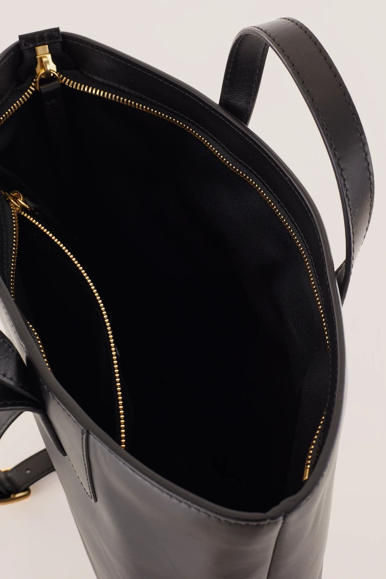 Leather backpack