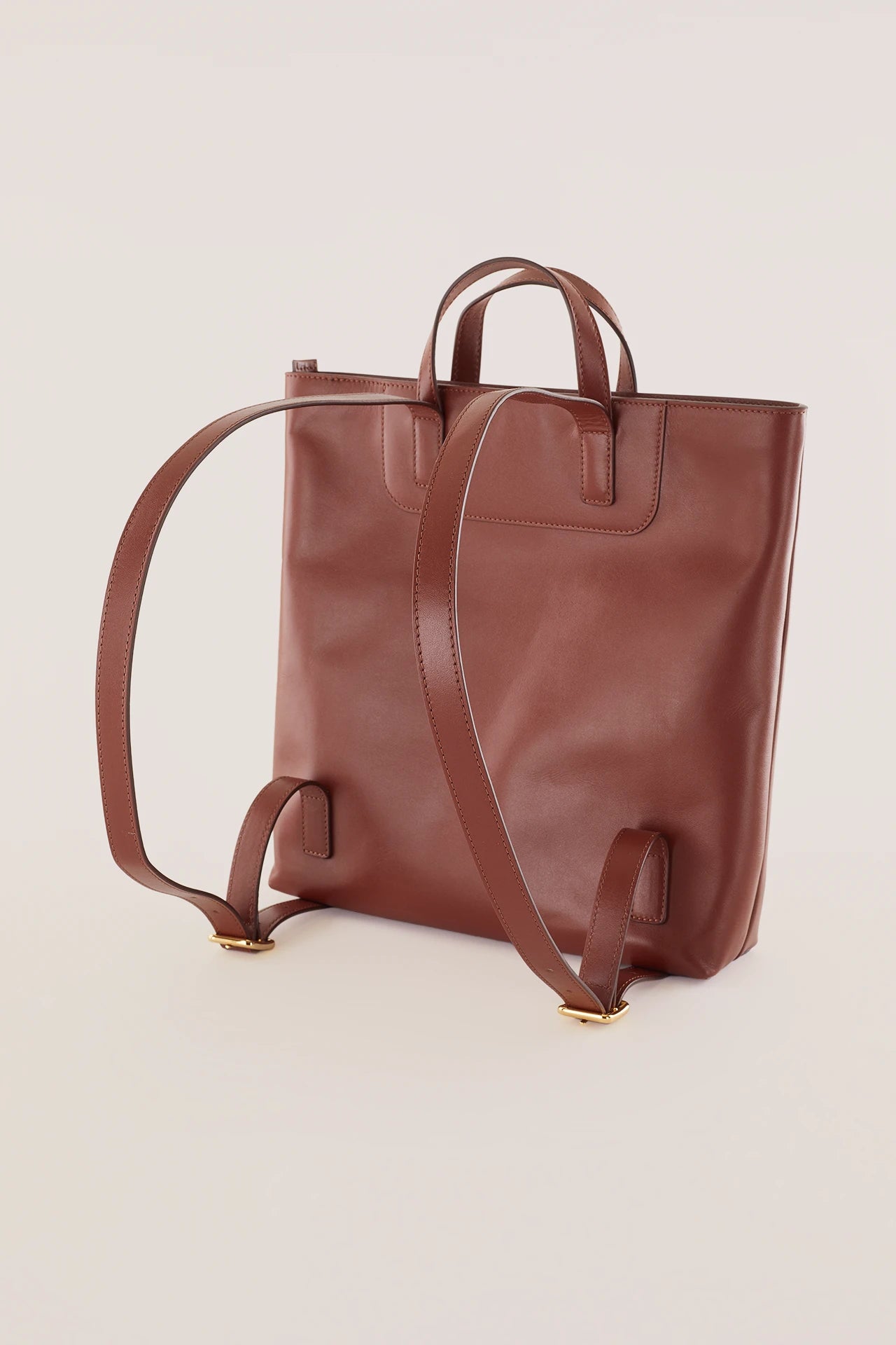 Leather backpack