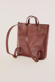 Leather backpack