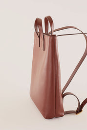 Leather backpack