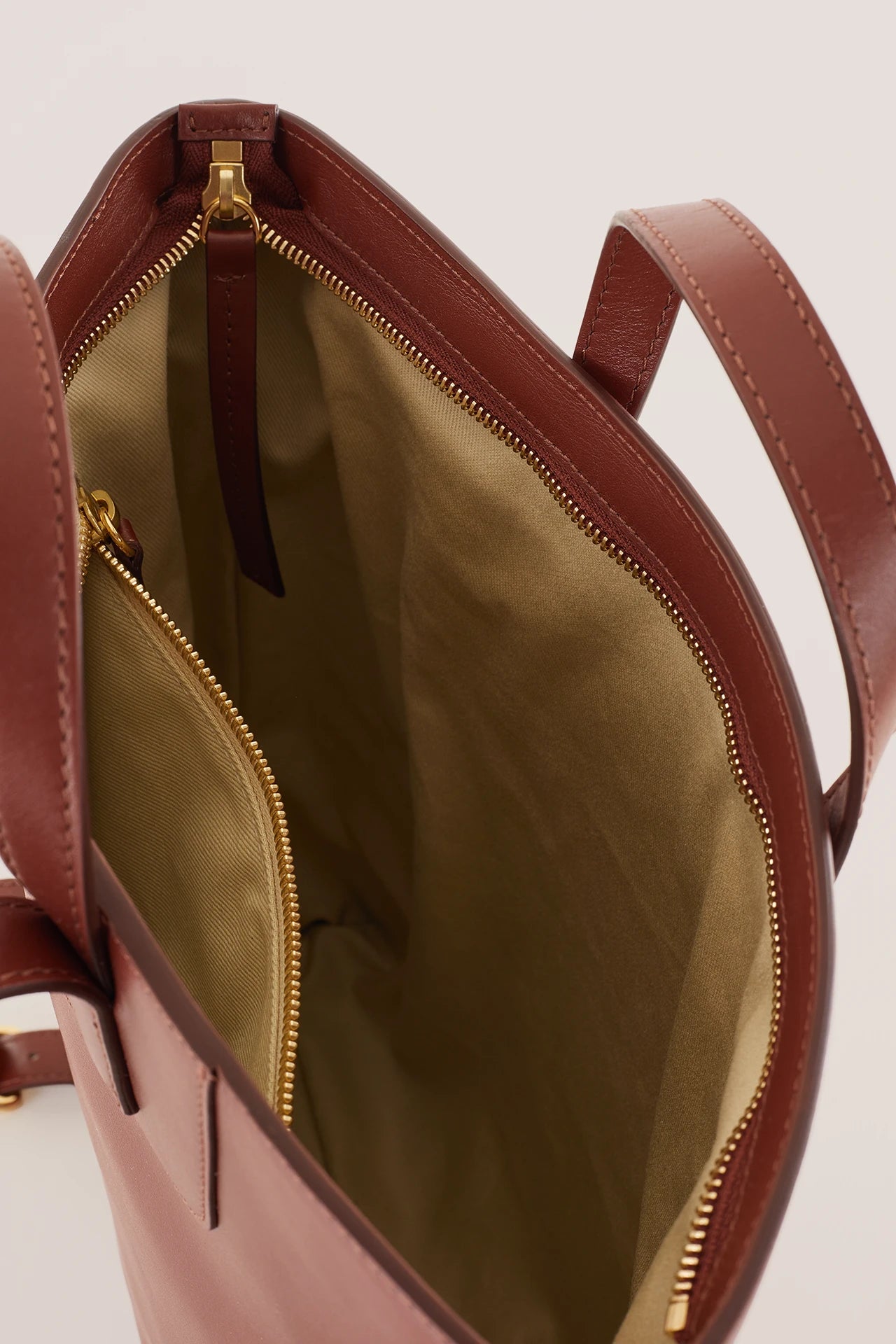 Leather backpack