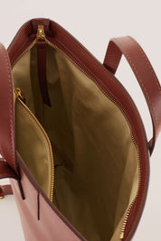 Leather backpack