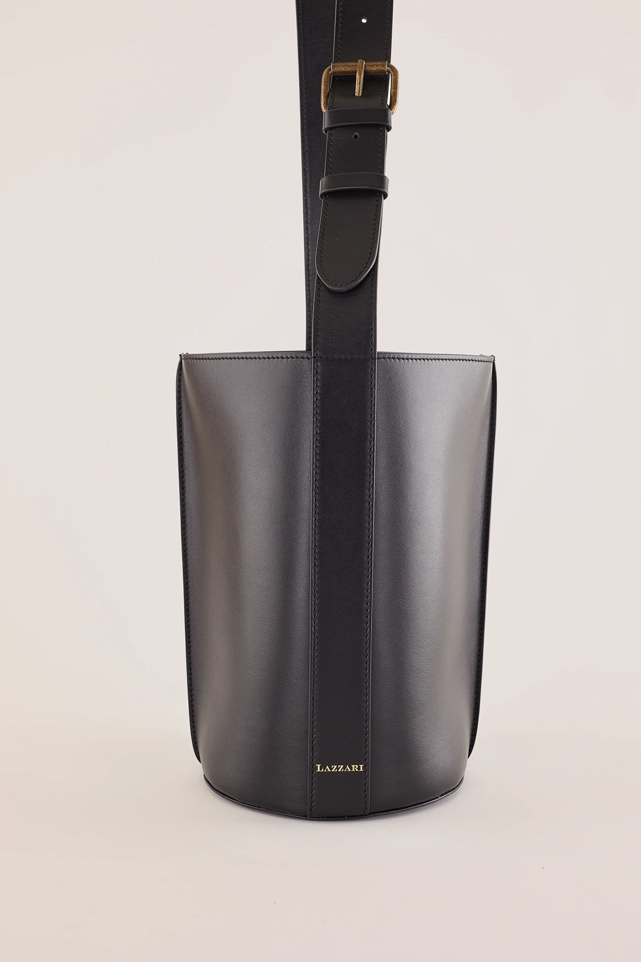 Borsa a secchiello in pelle