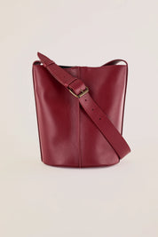 Borsa a secchiello in pelle