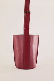 Borsa a secchiello in pelle