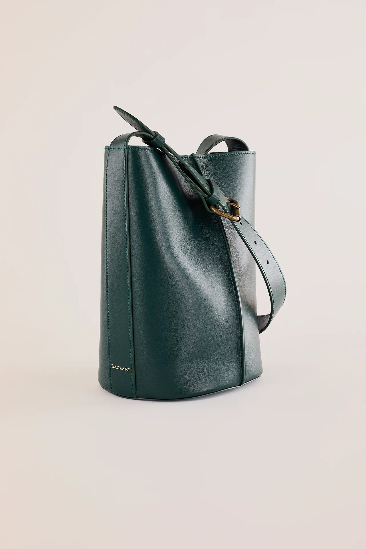 Borsa a secchiello in pelle