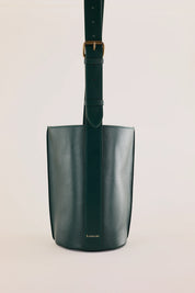 Borsa a secchiello in pelle