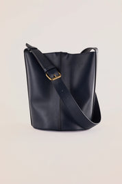 Borsa a secchiello in pelle