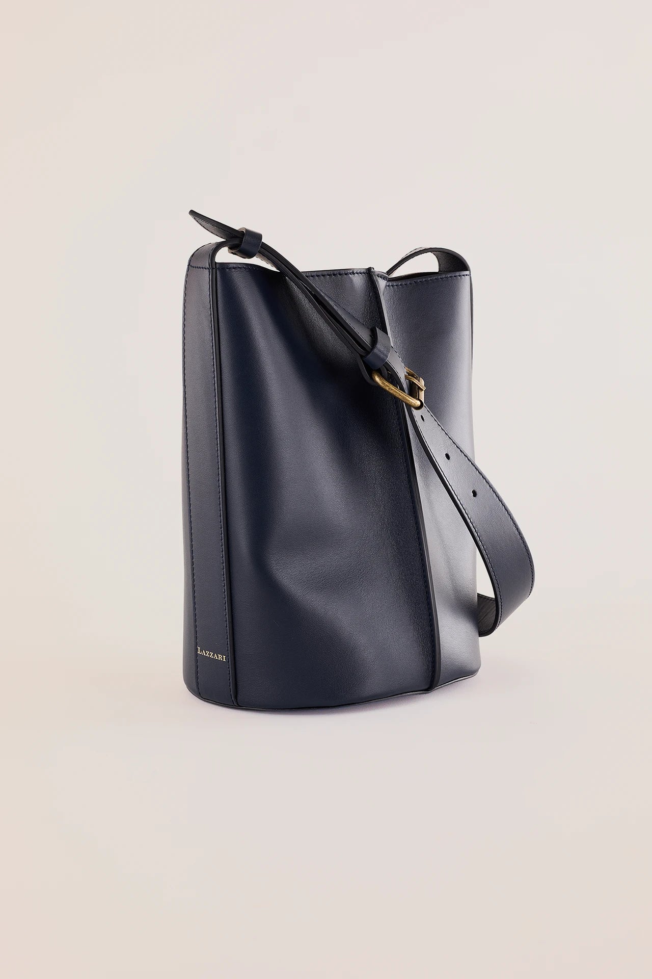 Borsa a secchiello in pelle