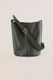 Borsa a secchiello in pelle