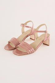 Sandals with leather straps 5 cm