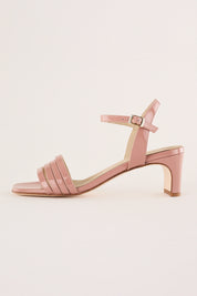 Sandals with leather straps 5 cm