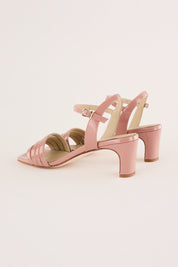 Sandals with leather straps 5 cm