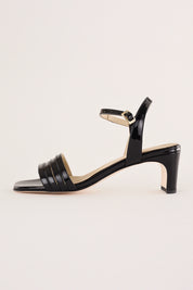 Sandals with leather straps 5 cm