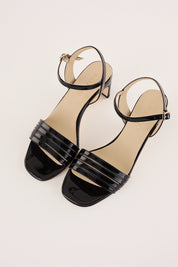 Sandals with leather straps 5 cm