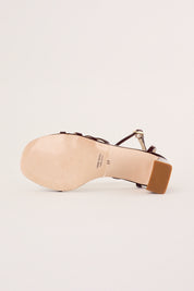Sandali 70s con tacco 7 cm