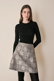 Maglia girocollo in lana merino extrafine