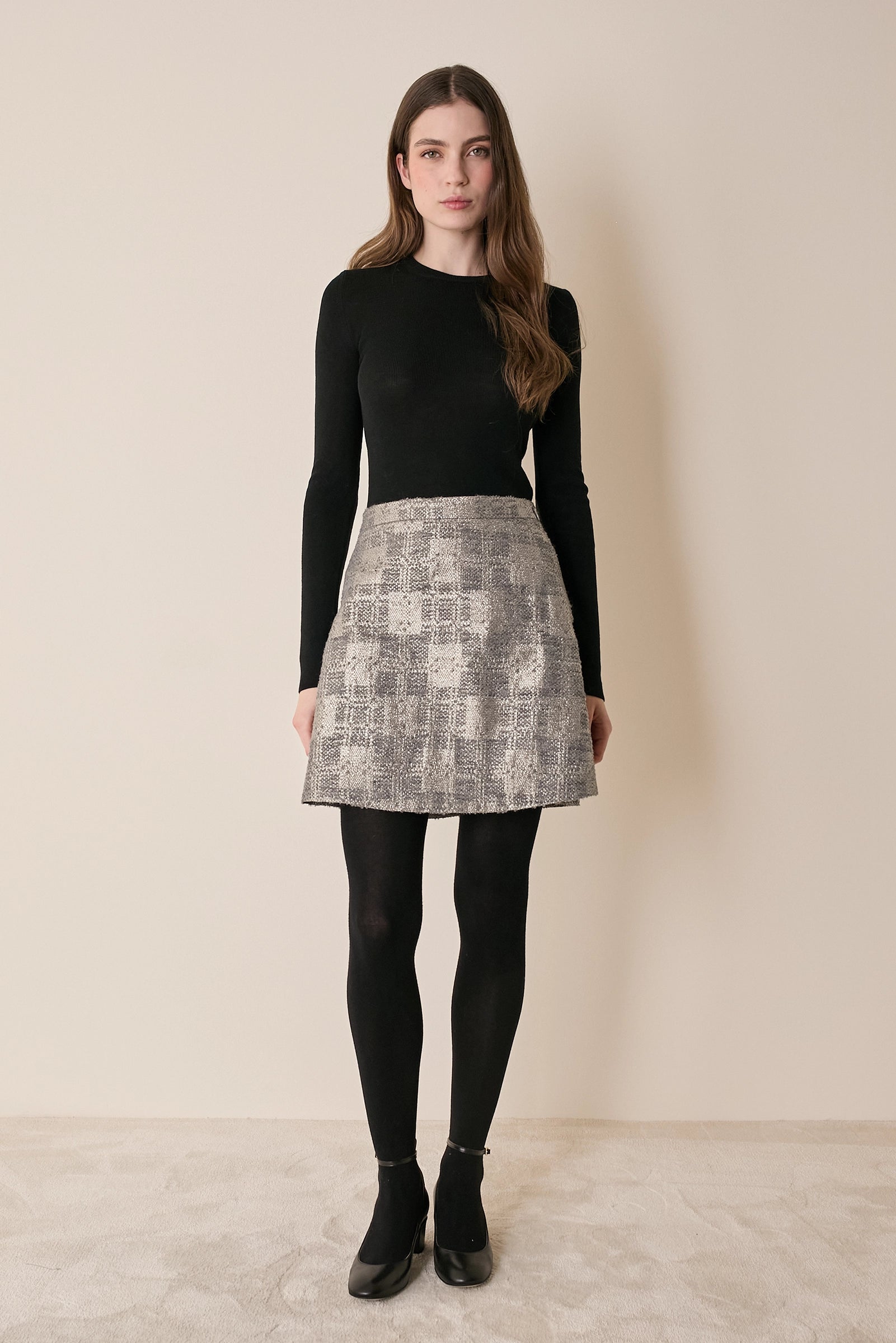 Maglia girocollo in lana merino extrafine