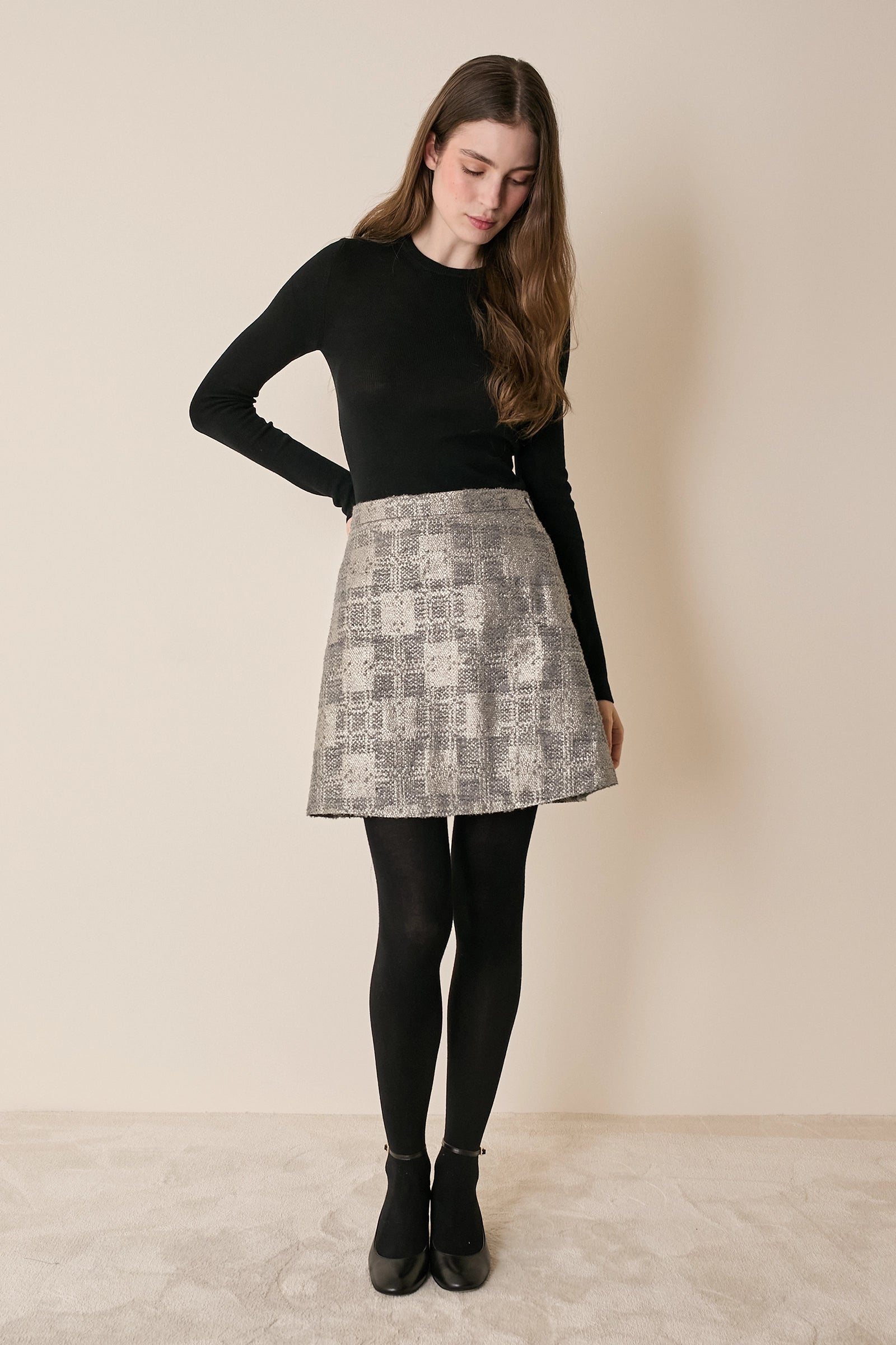 Maglia girocollo in lana merino extrafine