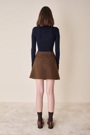 Maglia girocollo in lana merino extrafine