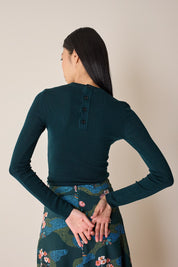 Maglia girocollo in lana merino extrafine