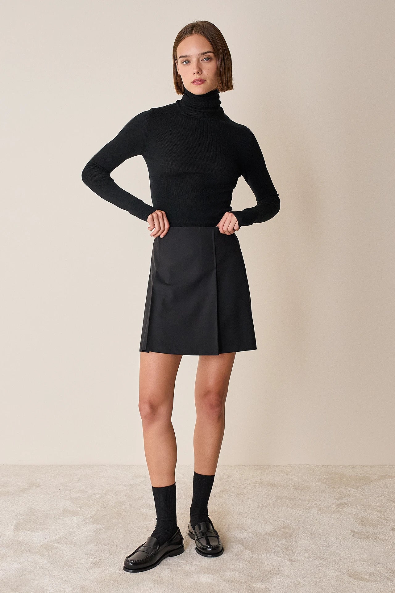 Turtleneck in extra fine merino wool
