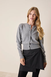 Wool and cashmere cardigan