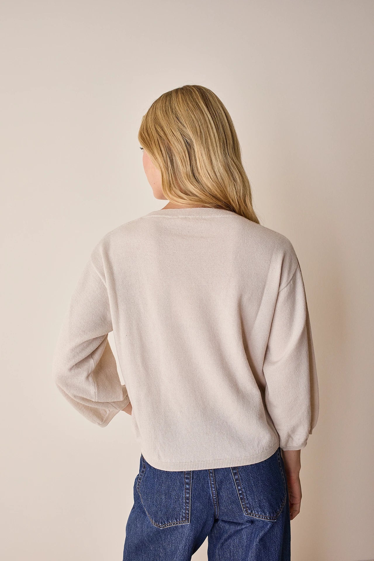 Maglia con maniche a sbuffo