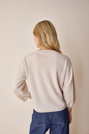 Maglia con maniche a sbuffo