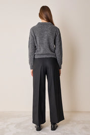 Piura alpaca polo sweater