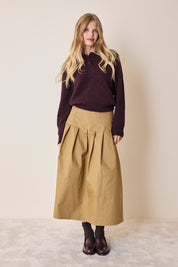 Piura alpaca polo sweater