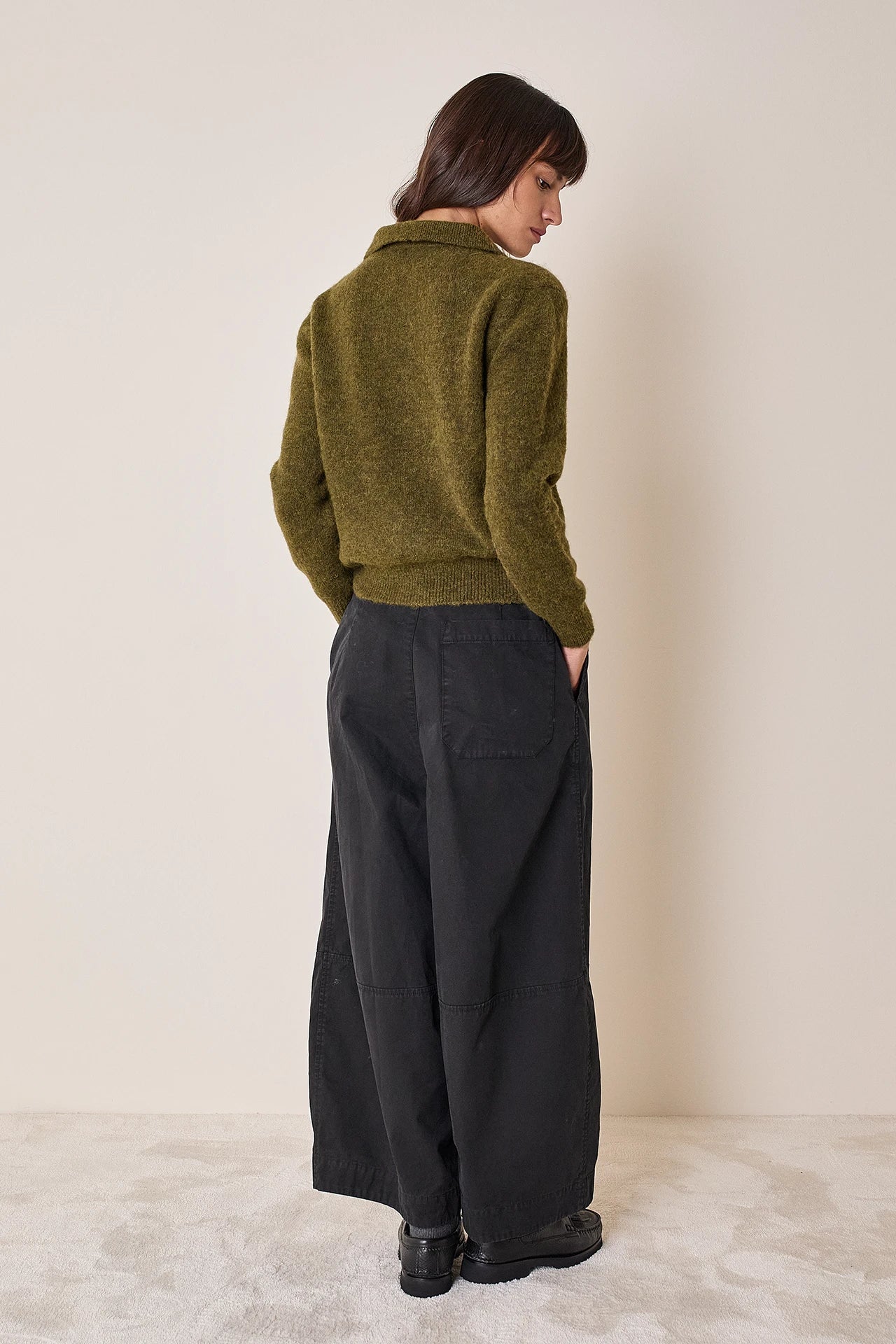 Piura alpaca polo sweater