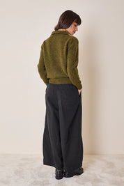 Piura alpaca polo sweater