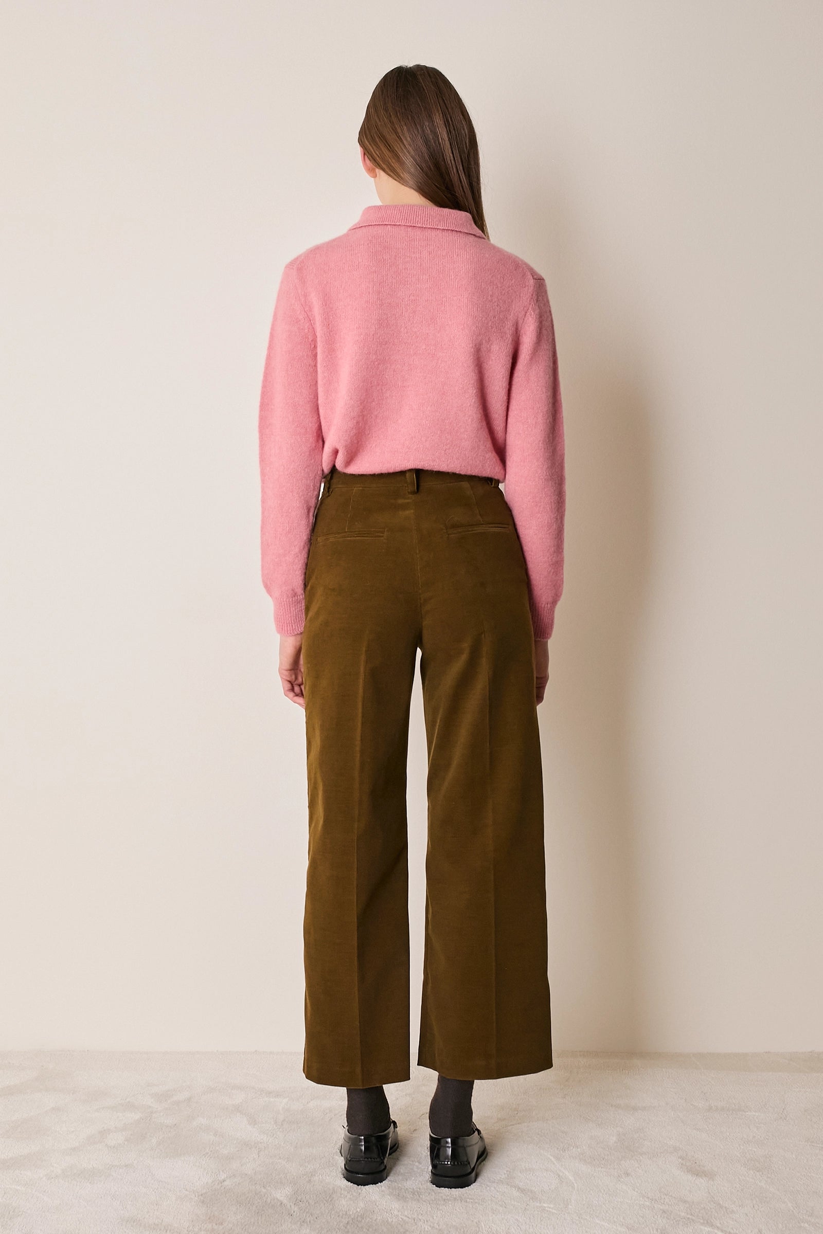 Piura alpaca polo sweater