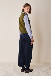 Gilet morbido in alpaca e merino