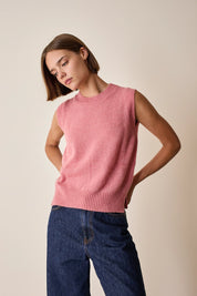 Gilet morbido in alpaca e merino