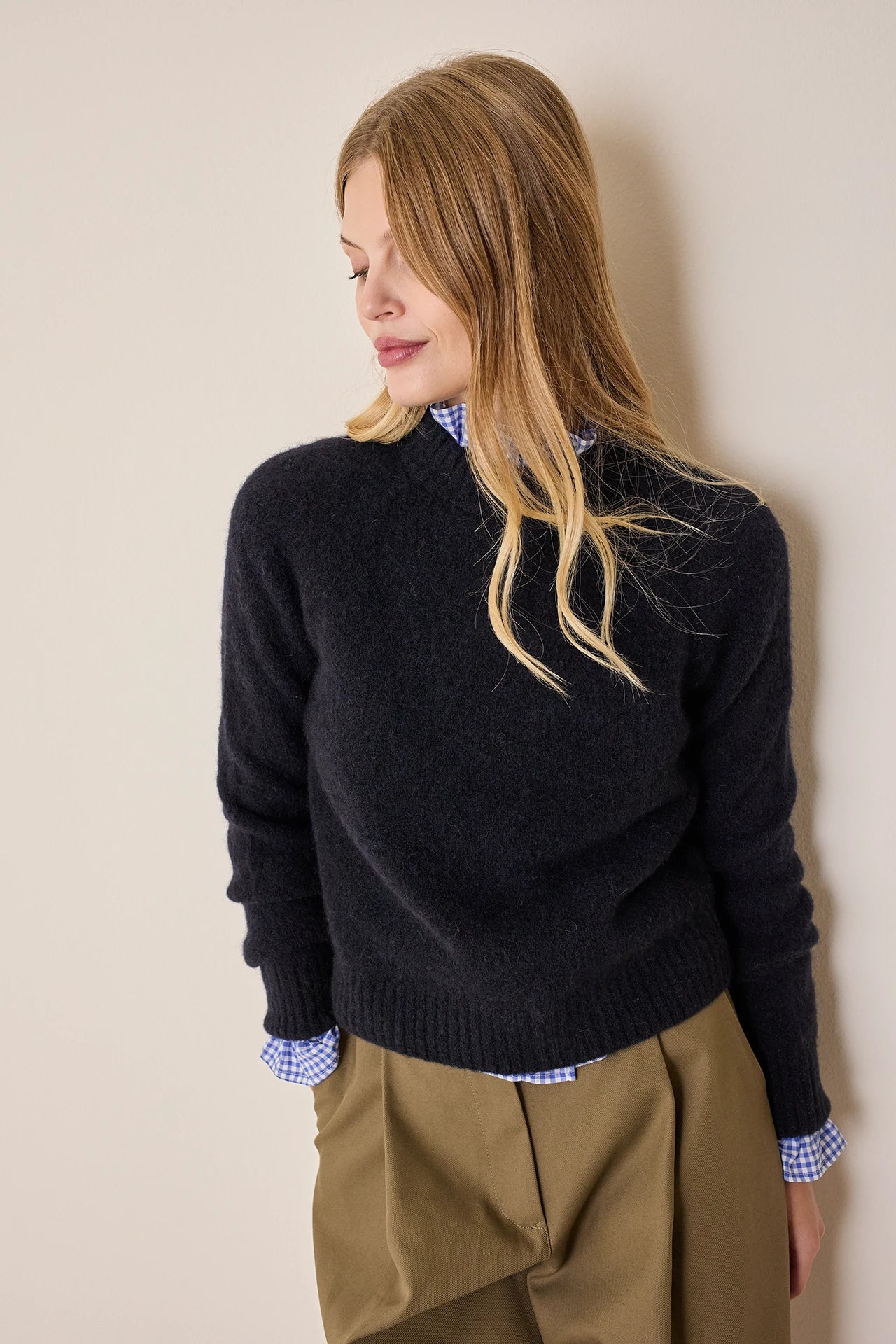 Baby alpaca crewneck