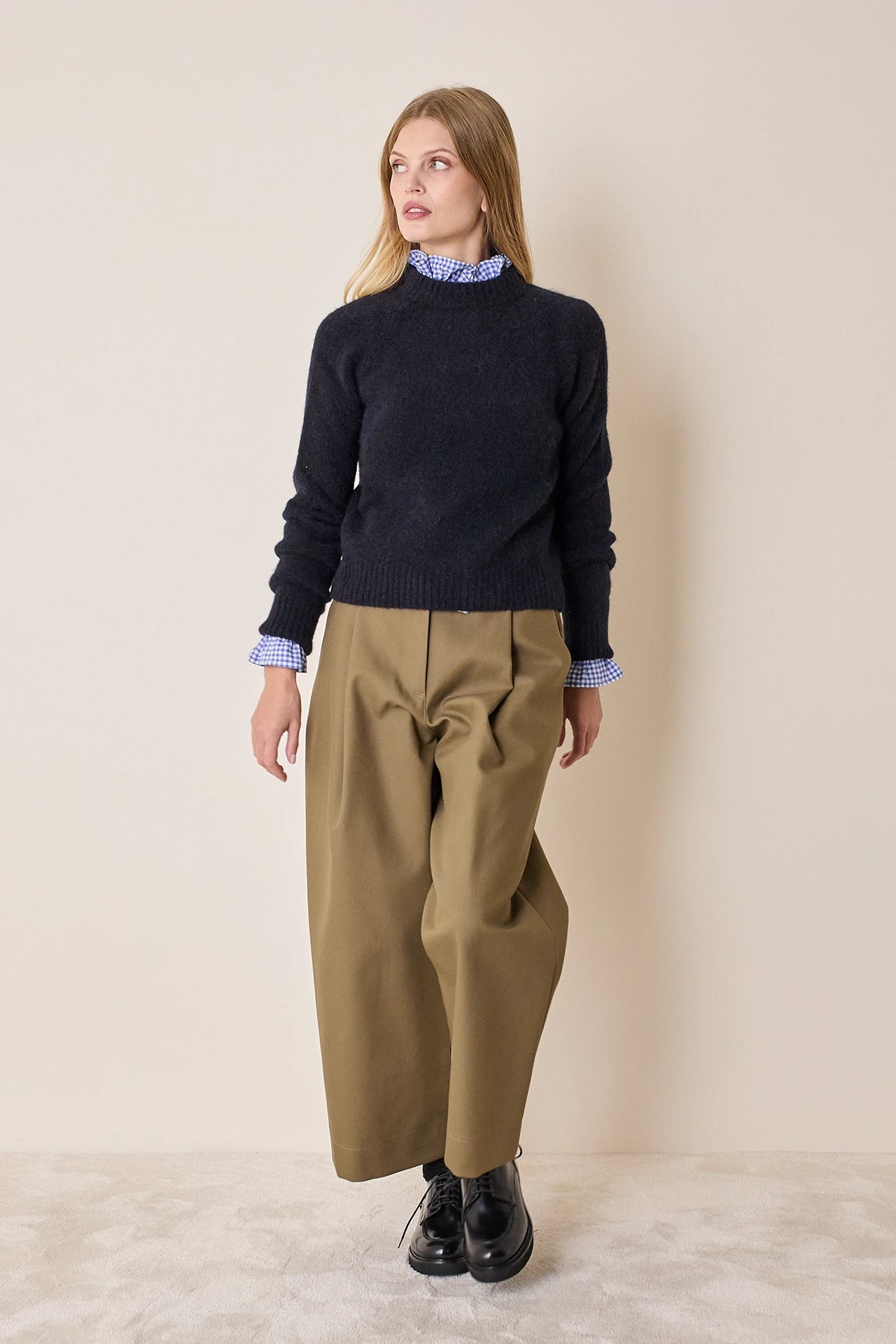 Baby alpaca crewneck